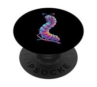 Caterpillar Insect Lover Entomology Bug Lover Larve PopSockets PopGrip Adhésif