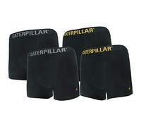 Caterpillar Lot de 4 Boxers pour Homme, Coton de Haute qualité (Noir, M)
