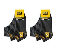 Caterpillar Lot de 6 paires de chaussettes de travail CAT WORK SNEAKERS - Tailles au choix : 39-50, 6 paires de gants Gris 43-46