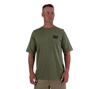 Caterpillar Men's CAT Trademark Premium Cotton T-Shirt, Chive, L