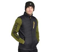 Caterpillar Mens Essentials Body Warmer Black Size UK S EU Sml, Noir