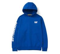 Caterpillar Men's Trademark Banner Hooded Sweatshirt, Memphis Blue, L