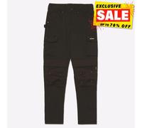 Caterpillar Nexus Hommes Genou Poche Travail Protection Multi Pantalon Noir