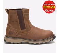 Caterpillar Bottes de sécurité Pelton en cuir marron pour hommes extérieures