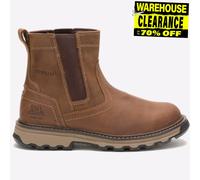 Caterpillar Bottes de sécurité Pelton en cuir marron pour hommes extérieures