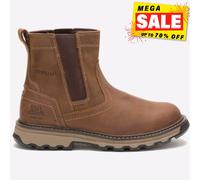 Caterpillar Pelton Bottes De Sécurité En Cuir Pour Hommes Extérieures Marron