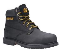 Caterpillar Powerplant Bottes de sécurité pour homme en cuir Noir - Noir - Noir , 39 1/3 EU