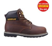 Caterpillar Powerplant Homme Sécurité Bottes Protection Chaleur Résistant Marron