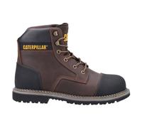 Cat Bottes de sécurité Powerplant S3 Hommes Cuir extérieur Marron 40 EU