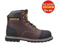 Cat Bottes de sécurité Powerplant S3 Hommes Cuir extérieur Marron 40 EU