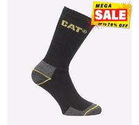 Caterpillar Ras Travail 3 Paquet Paire Noir Confort Taille Unique Chaussettes