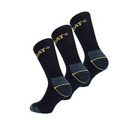 Caterpillar Real Work Arbeitssocken 3er Pack Chaussettes, Bleu (Navy), 40/46 (Lot de 3) Homme