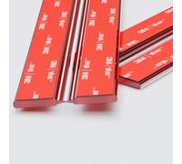 Caterpillar Red Lot 4 Charnières Flexibles Acrylique Sans Colle 300 mm