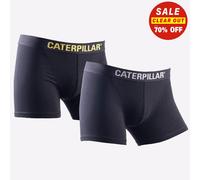 Caterpillar Short Boxer 2-Pack Noir Hommes