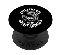 Caterpillar Spirit Animals Funny Caterpillar PopSockets PopGrip Adhésif
