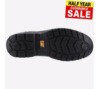Cat Sound Chaussures de sécurité Caterpillar Striver S3 basses en cuir pour hommes noires