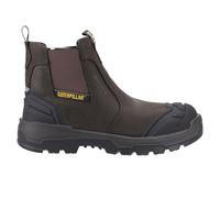 Caterpillar Striver XL Hommes Résistant À L'Eau Bottes de Sécurité Cuir Marron