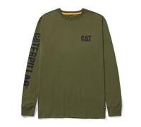 Caterpillar T- Shirt Trademark Banner L/S, ciboulette, S Homme