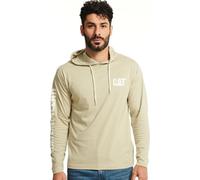 Caterpillar - T-shirt, avec capuche pour homme FS7885 (L) (Peyote)