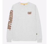 Caterpillar Trademark Hommes Décontracté Mode Classique Long Manche T-Shirt Écru