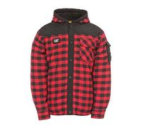 Caterpillar Veste Polaire pour Homme, M, Plaid Red Buffalo