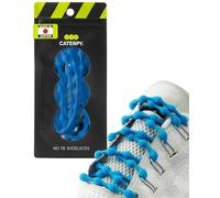 Caterpy RUN - Petit, 50 cm - Lacet Élastique Adulte et Lacet Enfant Sans Nœud - Pratique, Rapide et Confortable pour Toutes les Chaussures - Bleu Tropical