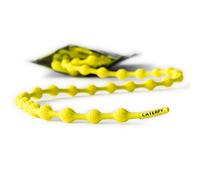 Caterpy RUN - Petit, 50 cm - Lacet Élastique Adulte et Lacet Enfant Sans Nœud - Pratique, Rapide et Confortable pour Toutes les Chaussures - Jaune Citron