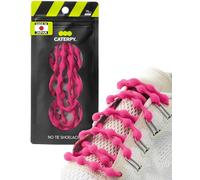 Caterpy RUN - Petit, 50 cm - Lacet Élastique Adulte et Lacet Enfant Sans Nœud - Pratique, Rapide et Confortable pour Toutes les Chaussures -Rose Flamant