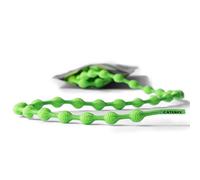 Caterpy RUN - XL, 100 cm - Lacet Élastique Adulte et Lacet Enfant Sans Nœud - Pratique, Rapide et Confortable pour Toutes les Chaussures - Vert Cactus