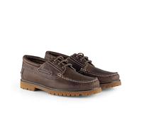 Catesby Timber Chaussures bateau et pont en cuir pour homme Chaussures d'été légères et décontractées, Marron ciré, 46 EU