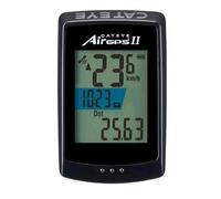 CatEye Air GPS Ordinateur de vélo 2 vélos sans Fil GPS avec Vitesse, Distance et Performance, Compact et léger