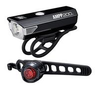 CatEye AMPP 200/Orb Kit d'éclairage pour vélo avec éclairage Avant et arrière Noir
