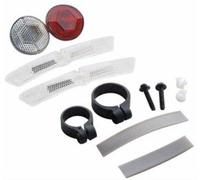 Cateye Cycling Reflector Set Noir Taille unique Unisex