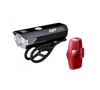 Cateye Fahrradlampenset AMPP 100 HL-EL041RC / ViZ100 TL-LD800B