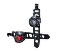 Cateye Éclairage vélo Orb – Lot avant 50 lm / arrière 30 lm – USB rechargeable, étanche – Noir