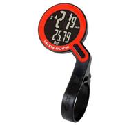 Cateye Ordinateur Quick Black/Red E-Limitée Podomètre Cyclisme, Adultes Unisexe, Noir/Rouge, Taille Unique