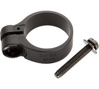 Cateye Pince pour éclairage de vélo et réflecteurs Colliers, Noir, 34,5-37,5 mm