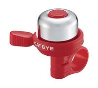 CATEYE Sonnette de vélo en Laiton, Rouge, Taille Unique