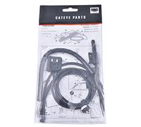 CATEYE Speed Heavy Duty Kit de Deux-Roues avec câble, Noir, Taille Unique