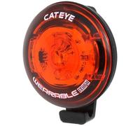 Cateye Wearable Mini Rear Cycle Light Noir Taille unique Unisex