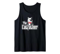 Catfather Papa de Chat Drole Noeud Papillon Maitre Débardeur