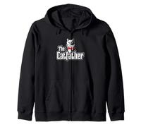 Catfather Papa de Chat Drole Noeud Papillon Maitre Sweat à Capuche