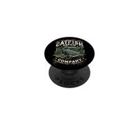 Catfish Repair Company Design Graphique Vintage Amusant PopSockets PopGrip Adhésif