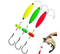 Catfish Rigs For River Fishing - Heavy-Duty Bank and Boat Tackle, Multi-Purpose Catfishing Rig Kit, Portable Saltwater Freshwater Gear, Set complet Hook Leader Set | Equipment Anglers Lake Pond Men