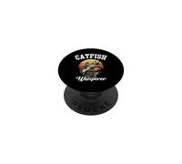 Catfish Whisperer Pêche Amoureux Gros Poissons Aventures Nature PopSockets PopGrip Adhésif