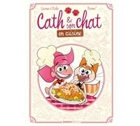 Cath et son chat en cuisine