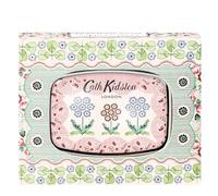 Cath Kidston Baume à lèvres 6 g et miroir compact dans un plateau d'affichage, beurre de karité et acide hyaluronique, huiles essentielles, format de poche et de voyage, végétalien et adapté aux
