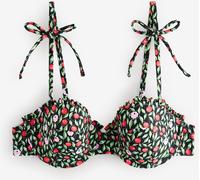 Cath Kidston Cath Kidston Black Cherry Bikini Top