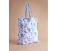 Cath Kidston Cath Kidston Blue Archive Marble Foldaway Tote Bag