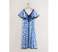 Cath Kidston Cath Kidston Blue Clouds Moomins Angel Sleeve Maxi Dress Blue Clouds EU 48 (UK 20)